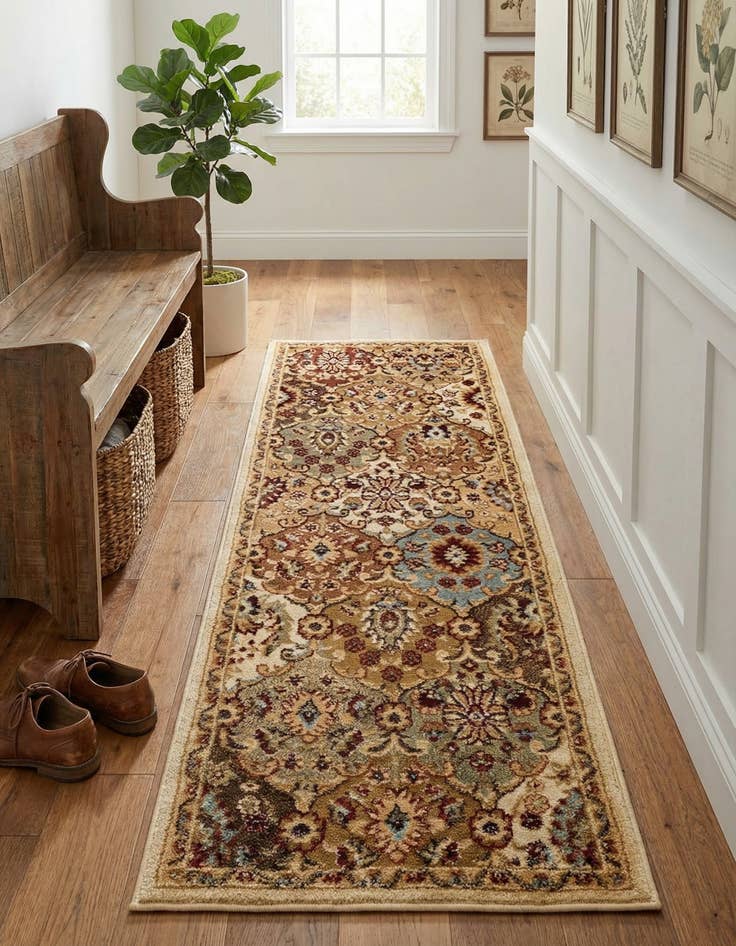 Detail image of 2' 2 x 6' Aditi Runner Rug