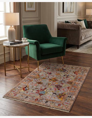 3' 3 x 5' Hand Knotted Ariana Ziegler Rug