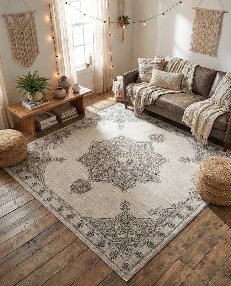 Detail image of 6' x 6' Nyla Square Rug
