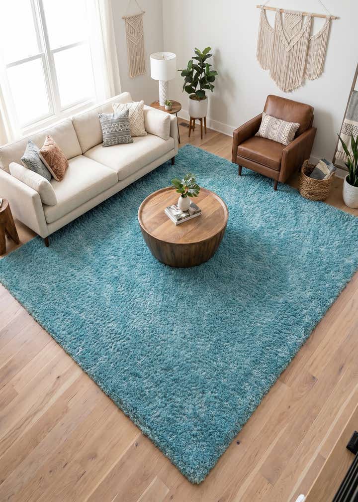 10' x 10' Zermatt Shag Square Rug