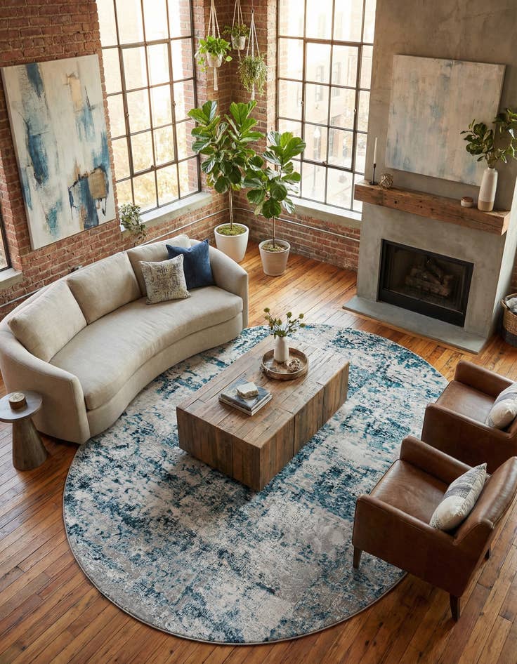 Detail image of 7' 10 x 10' Finsbury Oval Rug