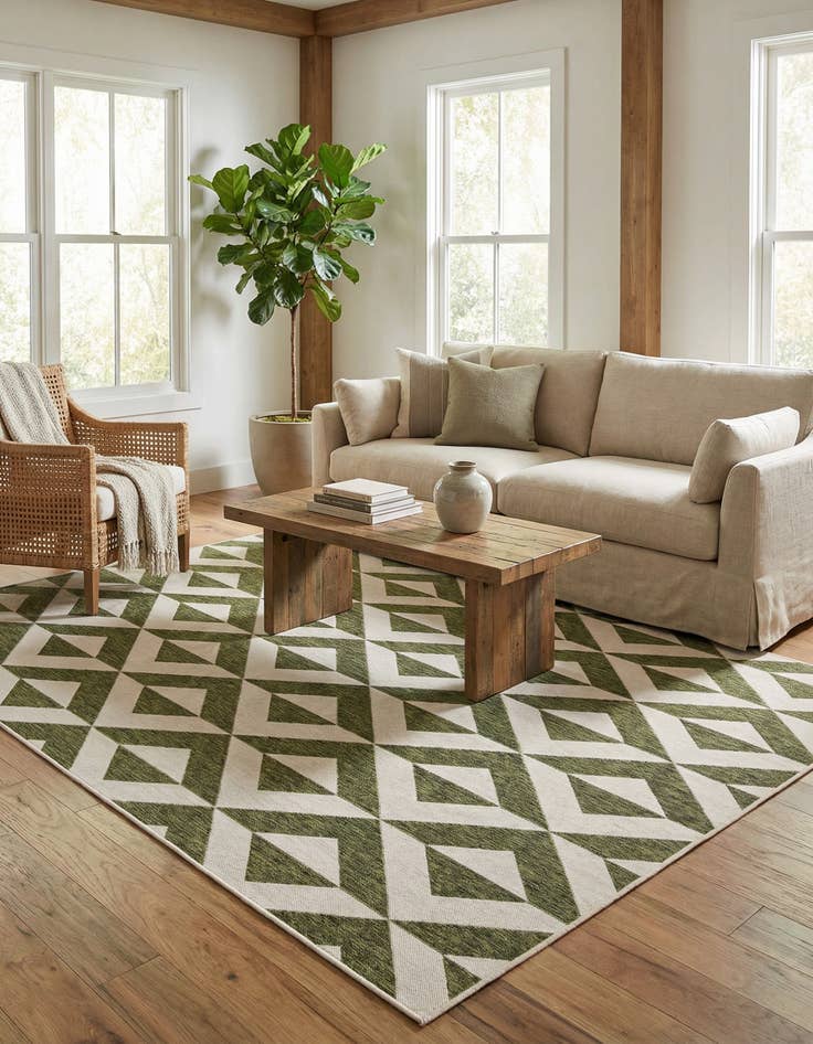 Detail image of 7' 10 x 10' Washable Jill Zarin Napa Indoor / Outdoor Rug