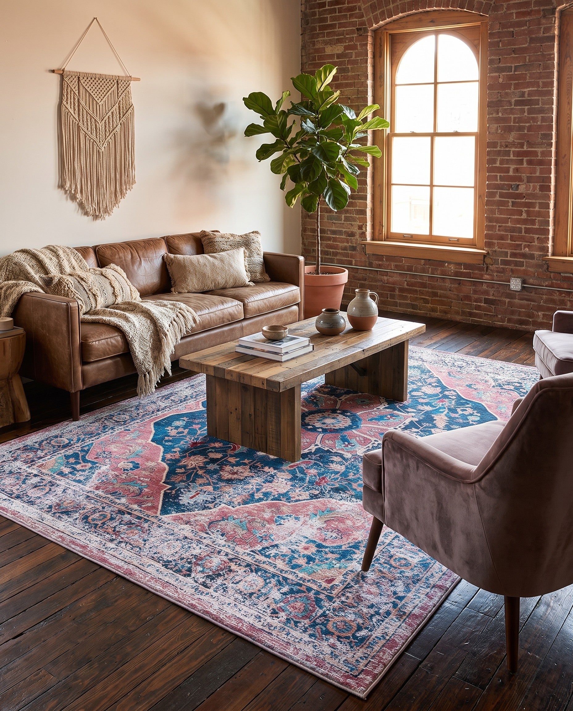5' 3 x 8' Washable Yara Rug