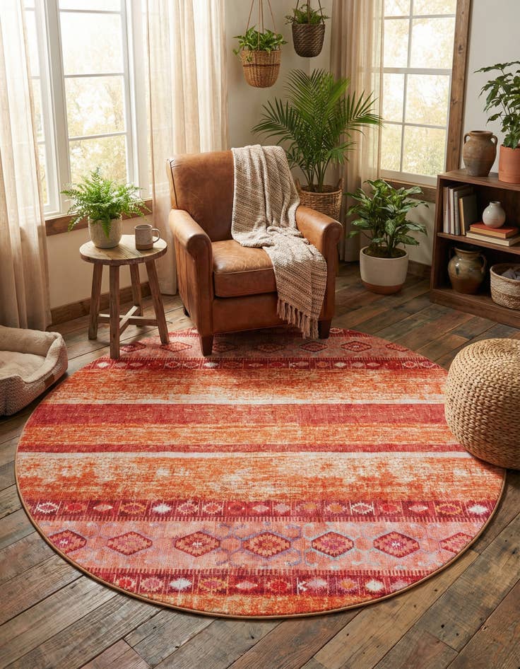 Detail image of 7' 6 x 7' 6 Timeless Round Rug