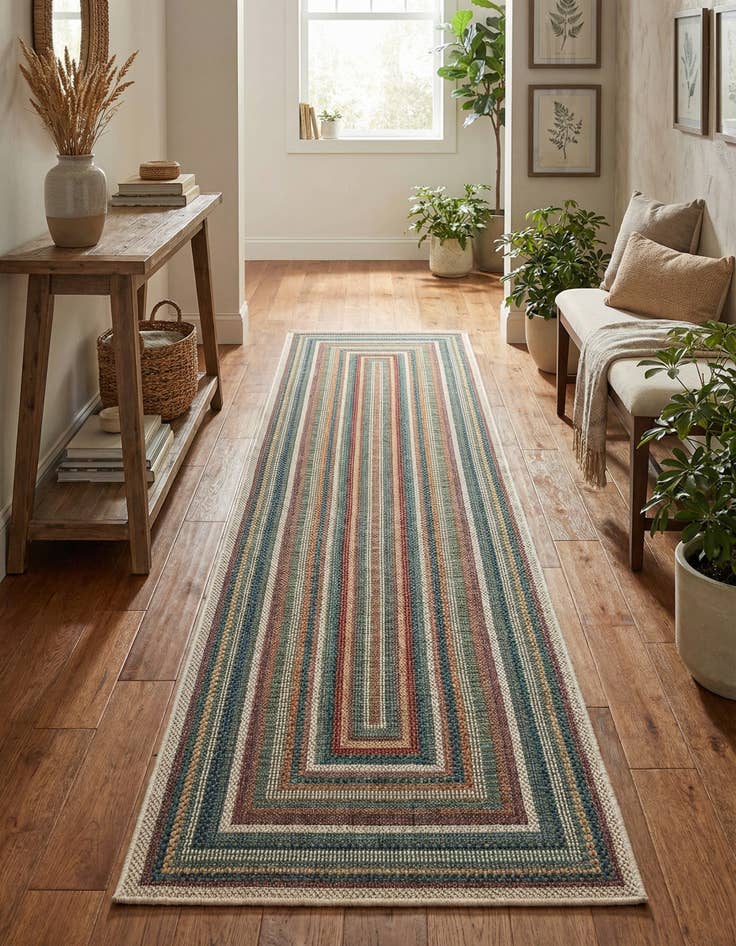 Detail image of 2' 7 x 12' Easy-Clean Baja Indoor / Outdoor Runner Rug