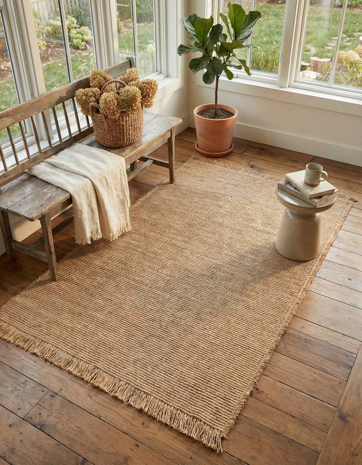 Detail image of 5' 1 x 8' Cottage Farm Rug