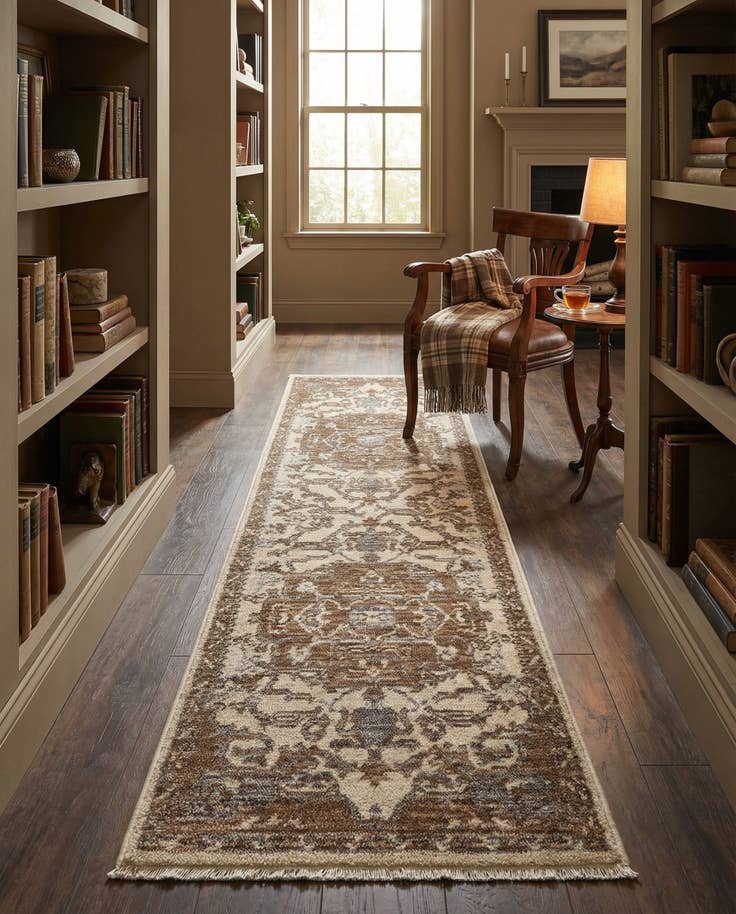 Detail image of 2' x 7' 7 Grand Tradition Runner Rug