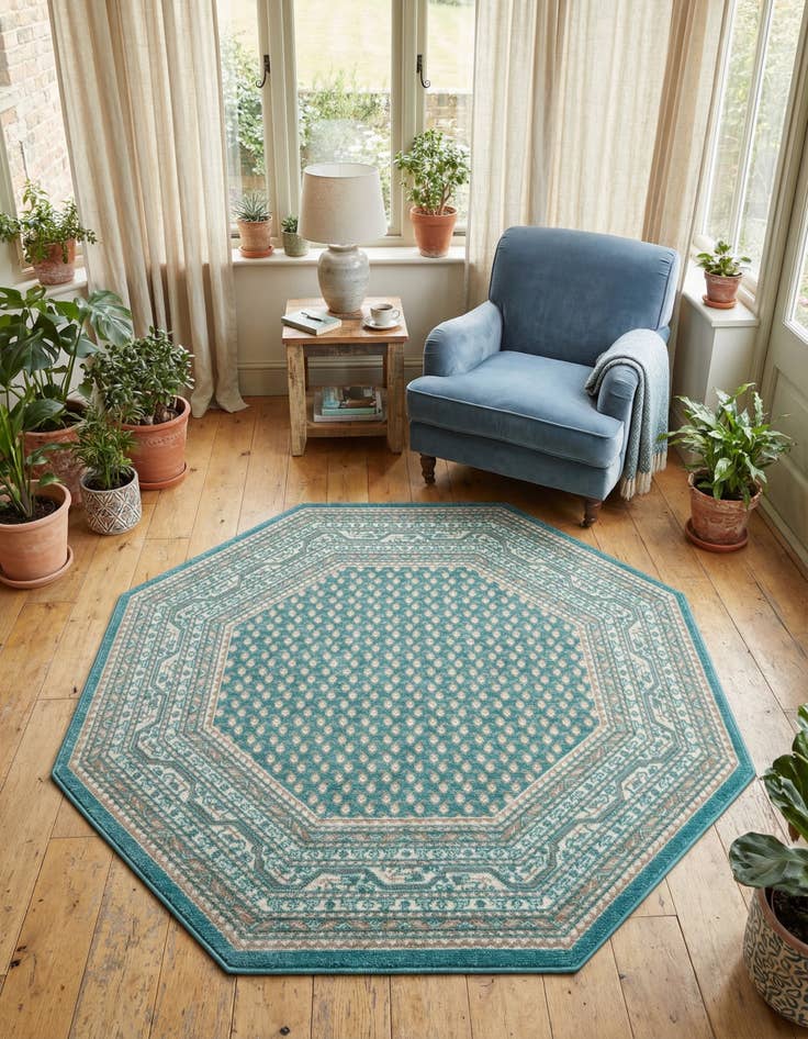 Detail image of 7' 10 x 7' 10 Tribeca Octagon Rug