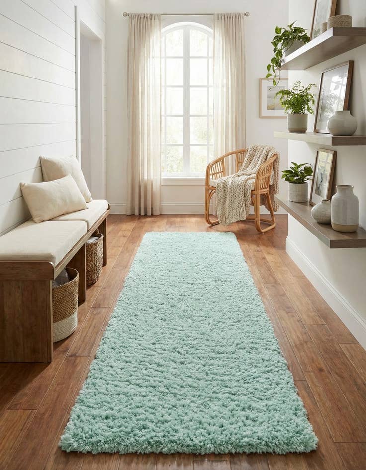 Detail image of  2' 7 x 10' Infinity Shag Runner Rug
