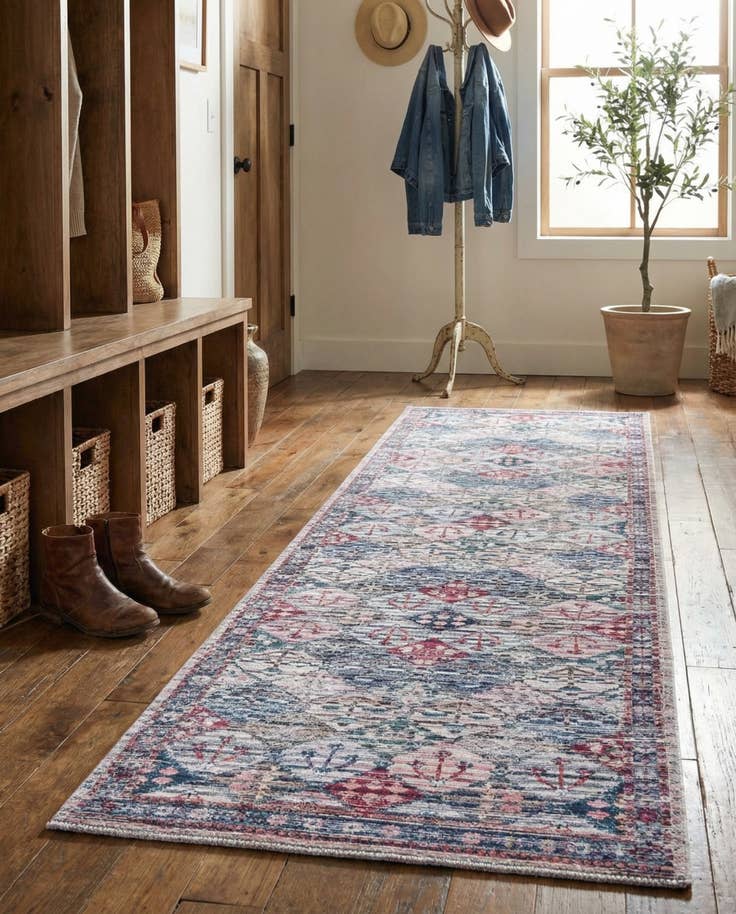 Detail image of 2' x 6' Washable Mangata Runner Rug
