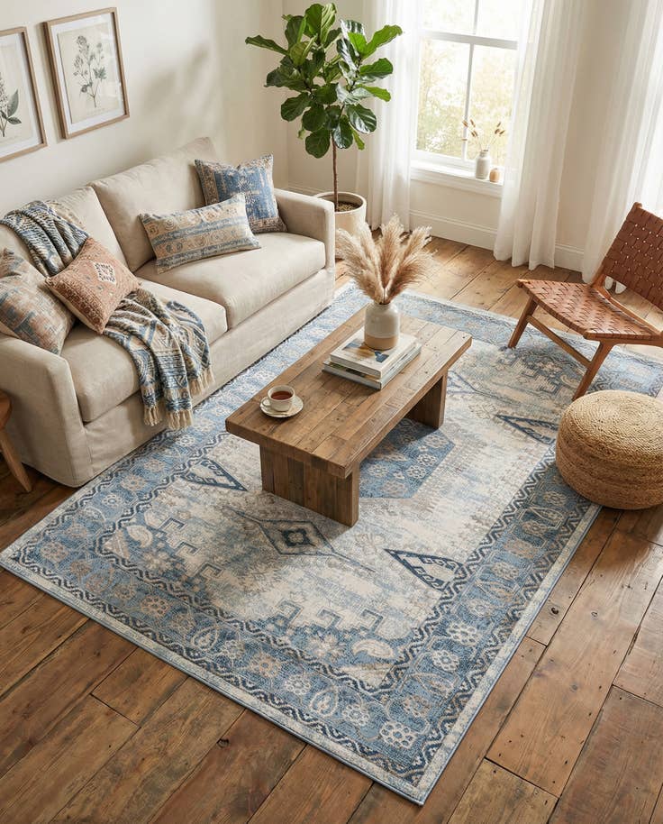 Detail image of 5' 3 x 8' Highbury Rug