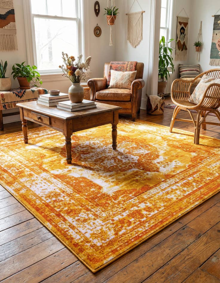 Detail image of 7' 10 x 7' 10 Monte Carlo Square Rug