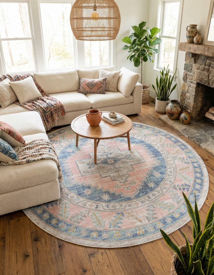 Detail image of 10' x 10' Whitney Round Rug