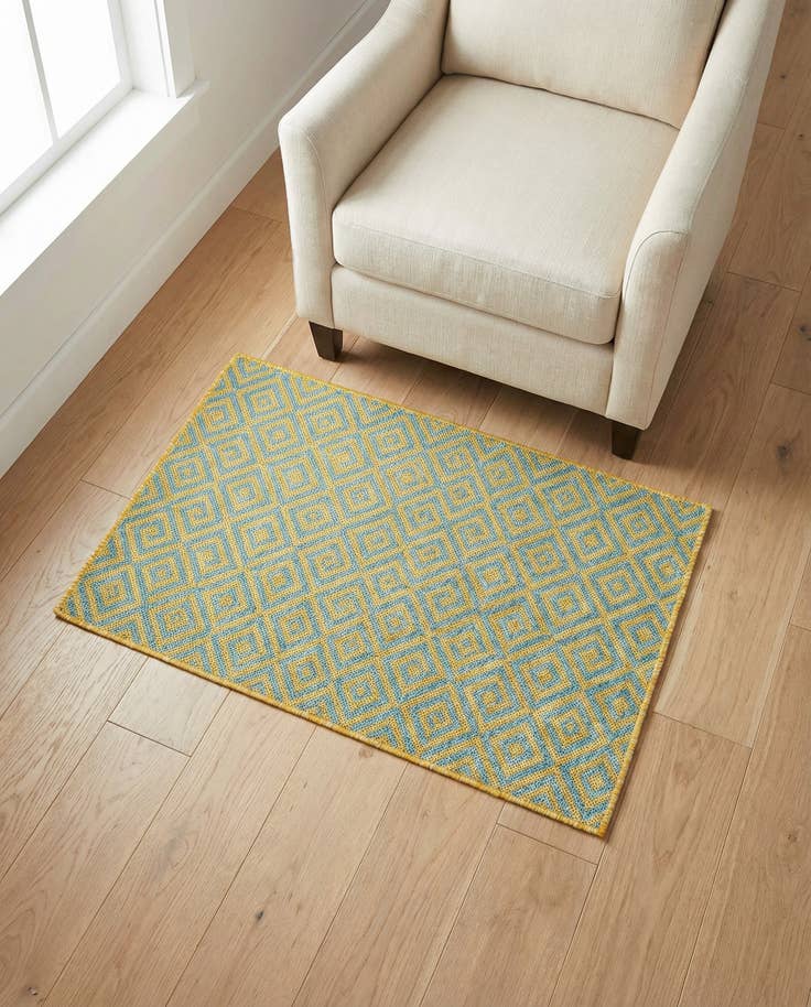 Detail image of 2' x 3' Easy-Clean Jill Zarin Costa Rica Indoor / Outdoor Rug