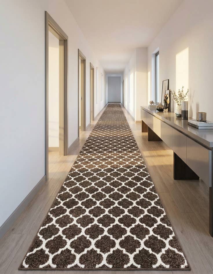 Detail image of 2' 7 x 19' 8 Trellis Runner Rug