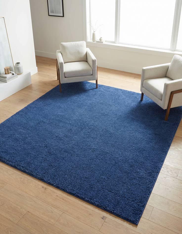 Detail image of 8' x 8' Solid Frieze Square Rug