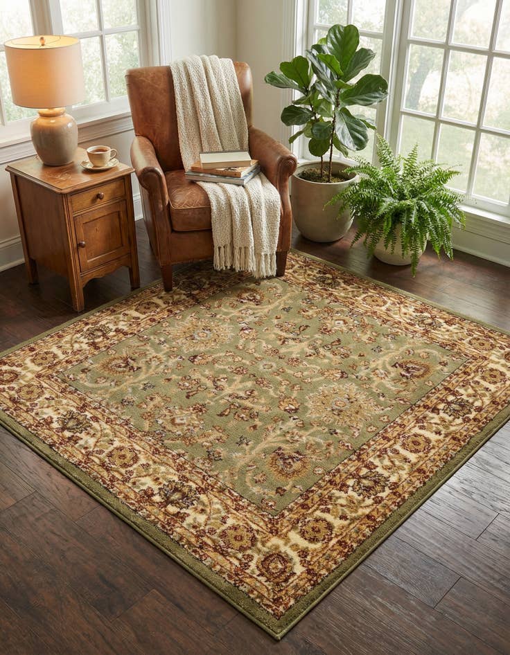 Detail image of 4' x 4' Aditi Square Rug