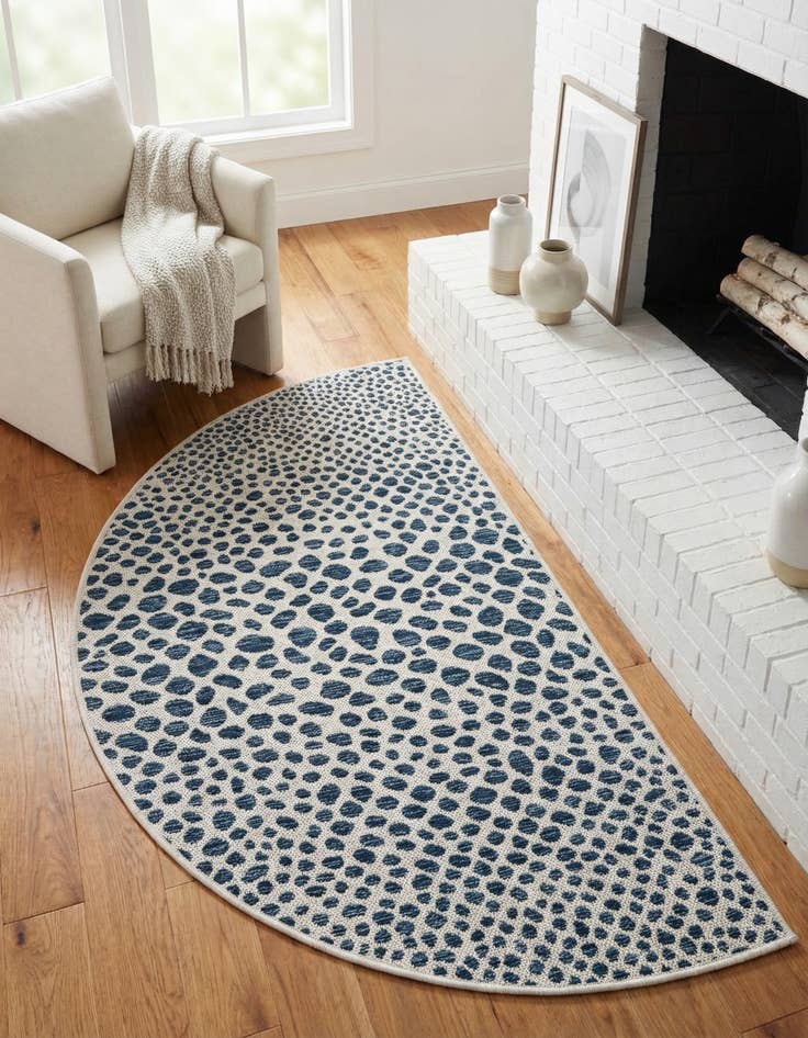Detail image of 3' x 6' Washable Jill Zarin Cape Town Indoor / Outdoor Hearth Rug