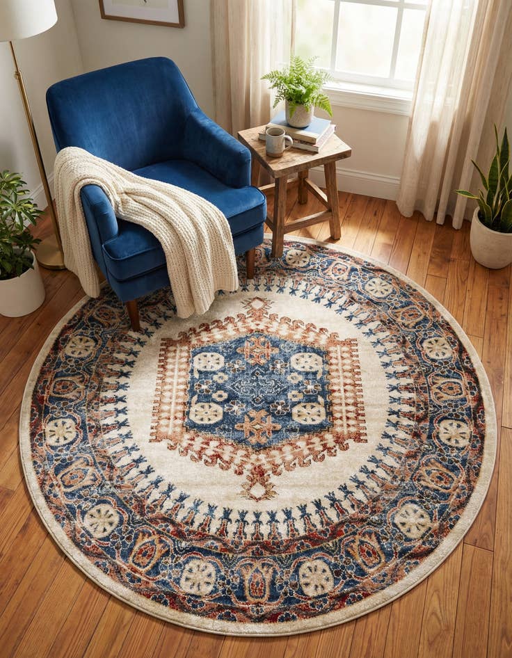 Detail image of 7' x 7' Eden Round Rug