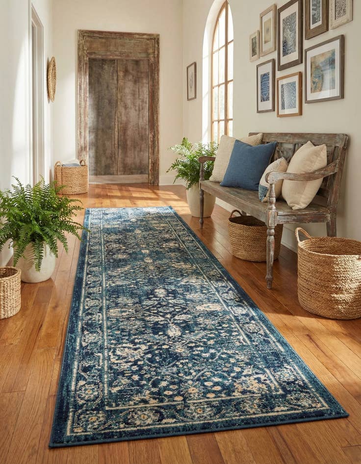 Detail image of 2' 7 x 12' Stockholm Runner Rug