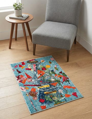 2' 2 x 3' Washable Vivid Rug