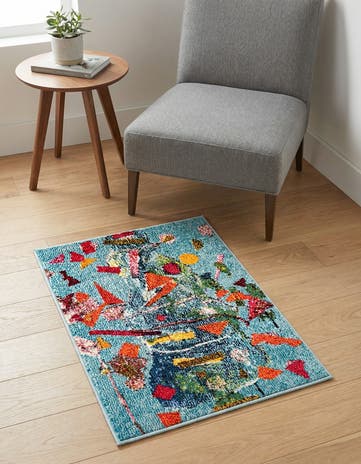 2' 2 x 3' Washable Vivid Rug