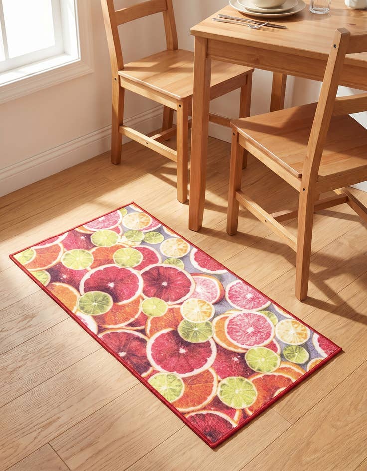 Detail image of 2' x 3' 11 Easy-Clean Jill Zarin Caribbean Indoor / Outdoor Runner Rug