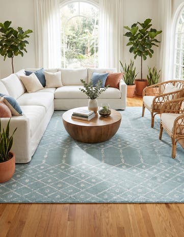 10' x 10' Paxon Trellis Square Rug