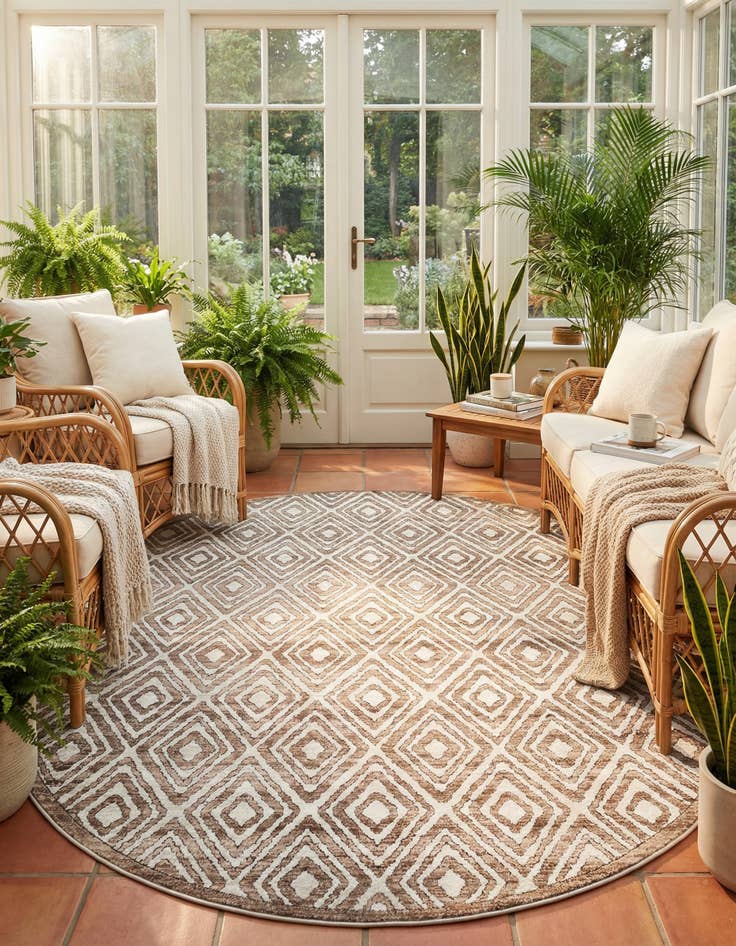 Detail image of  7' 10 x 10' Hermitage Oval Rug