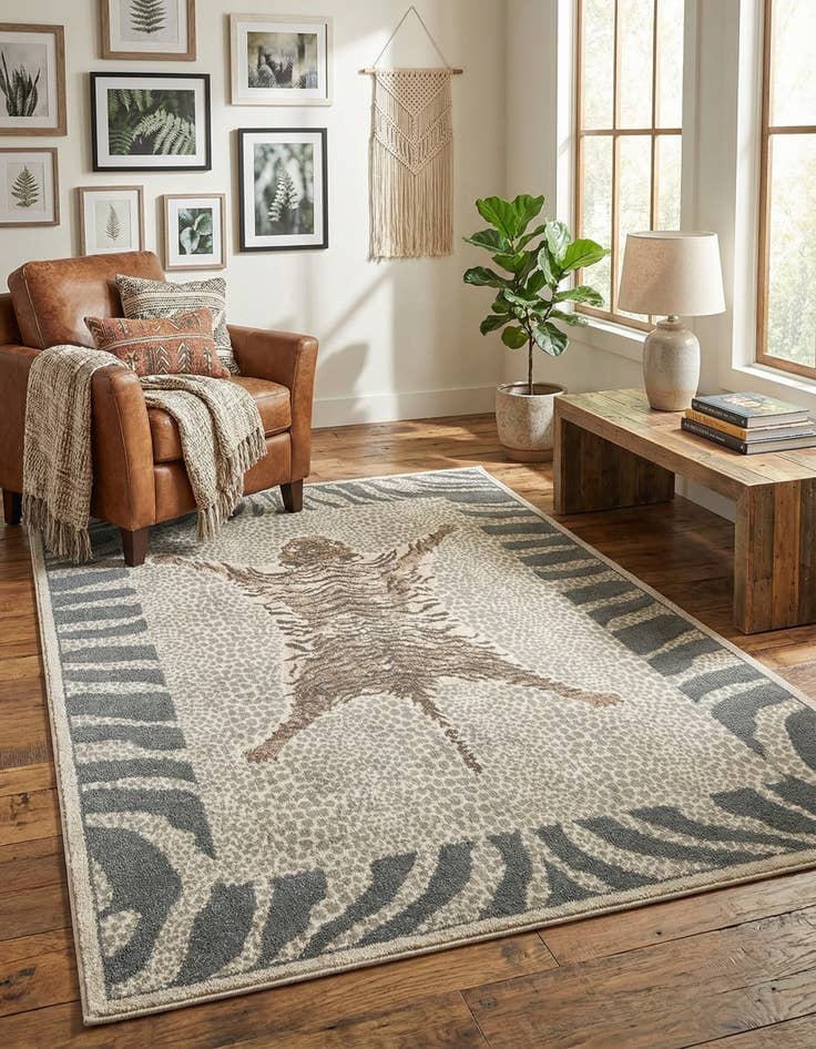 Detail image of 6' x 9' Safari Rug