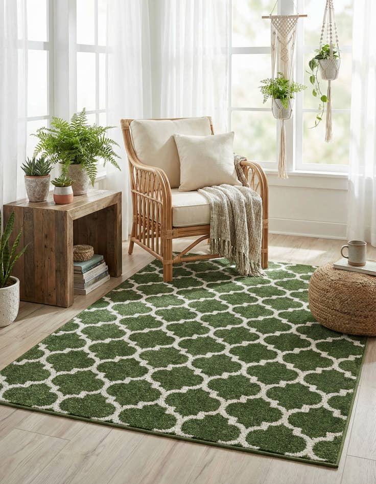 Detail image of 4' x 6' Trellis Rug