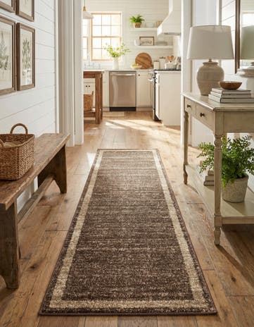 Light Brown Angelica Runner Rug