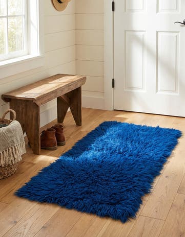 2' 2 x 4' 3 Hand Knotted Moroccan Wool Runner Rug