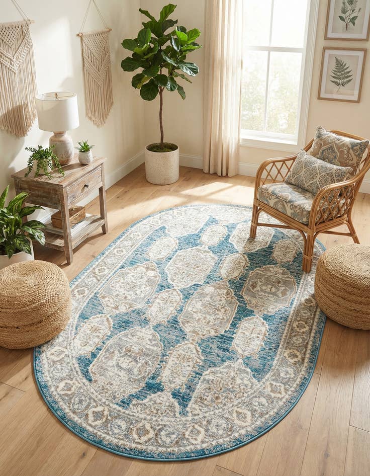 Detail image of 4' x 6' Lola Oval Rug
