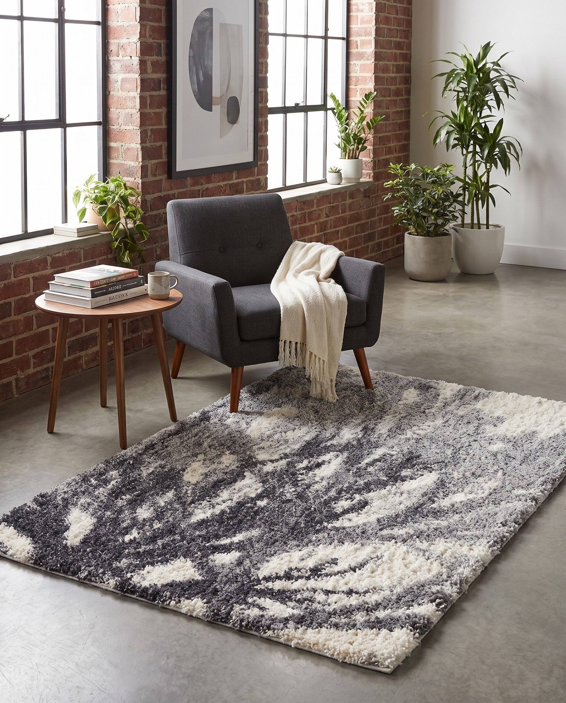 125cm x 185cm Soft Touch Shag Rug