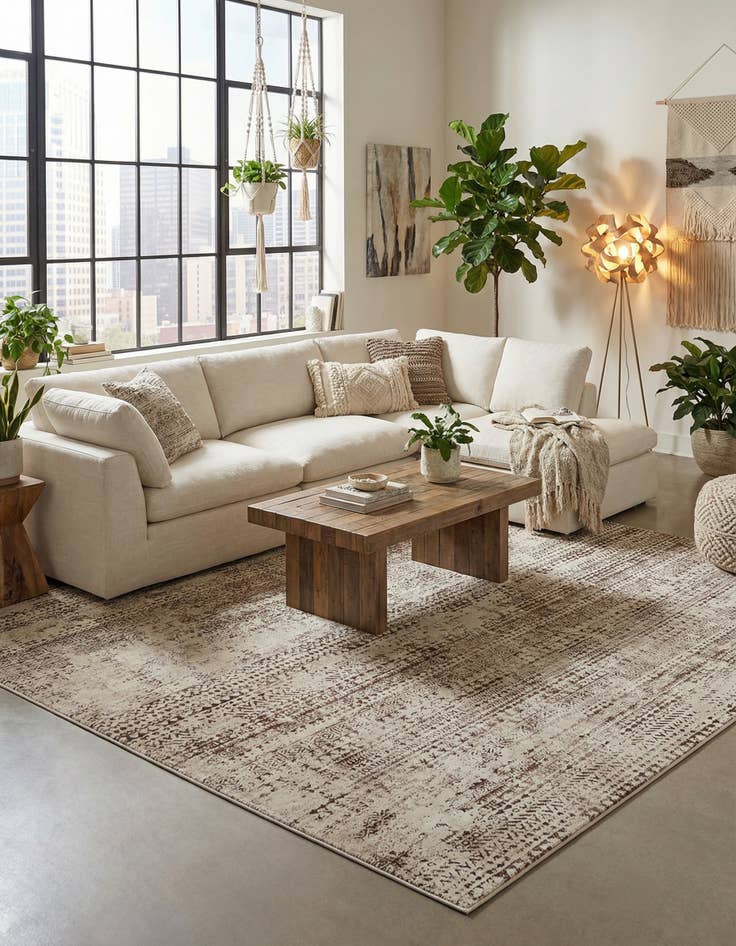 Detail image of 10' x 10' Hermitage Square Rug