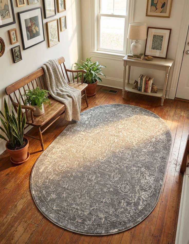 Detail image of 4' x 6' Oregon Oval Rug