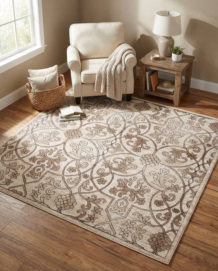 Detail image of 6' x 6' Nepal Square Rug