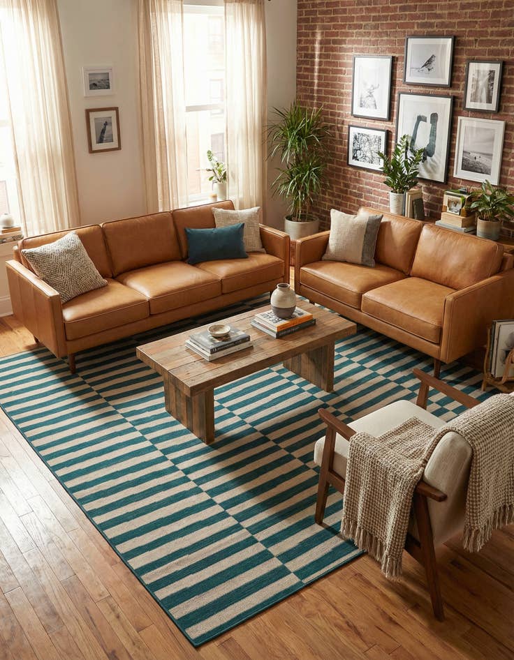 Detail image of 5' 3 x 8' Tribeca Rug