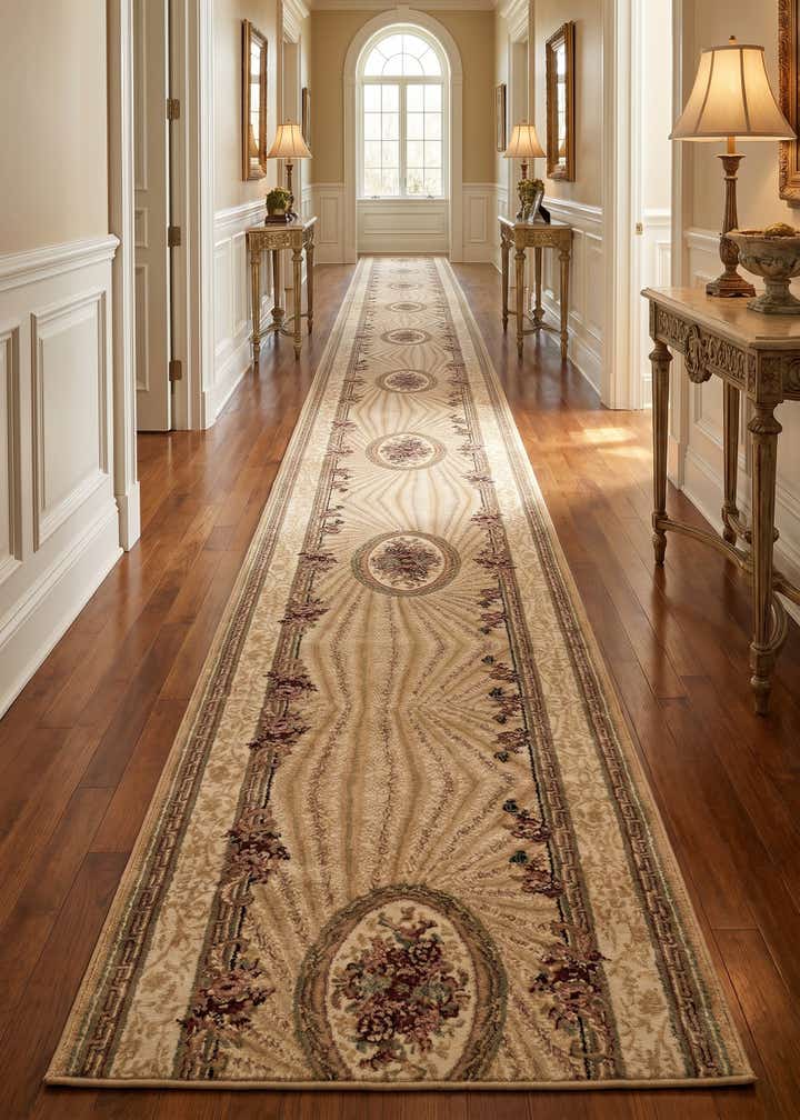 2' 8 x 29' 5 Tabriz Design Runner Rug