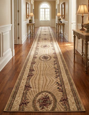 2' 8 x 29' 5 Tabriz Design Runner Rug