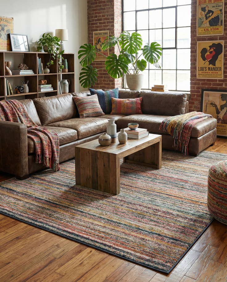 Detail image of 7' 10 x 10' 2 Gemstone Rug