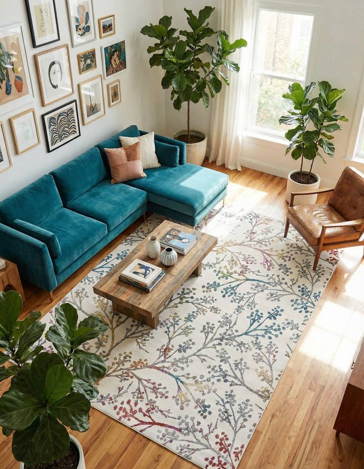 Detail image of 7' 10 x 11' Blossom Rug