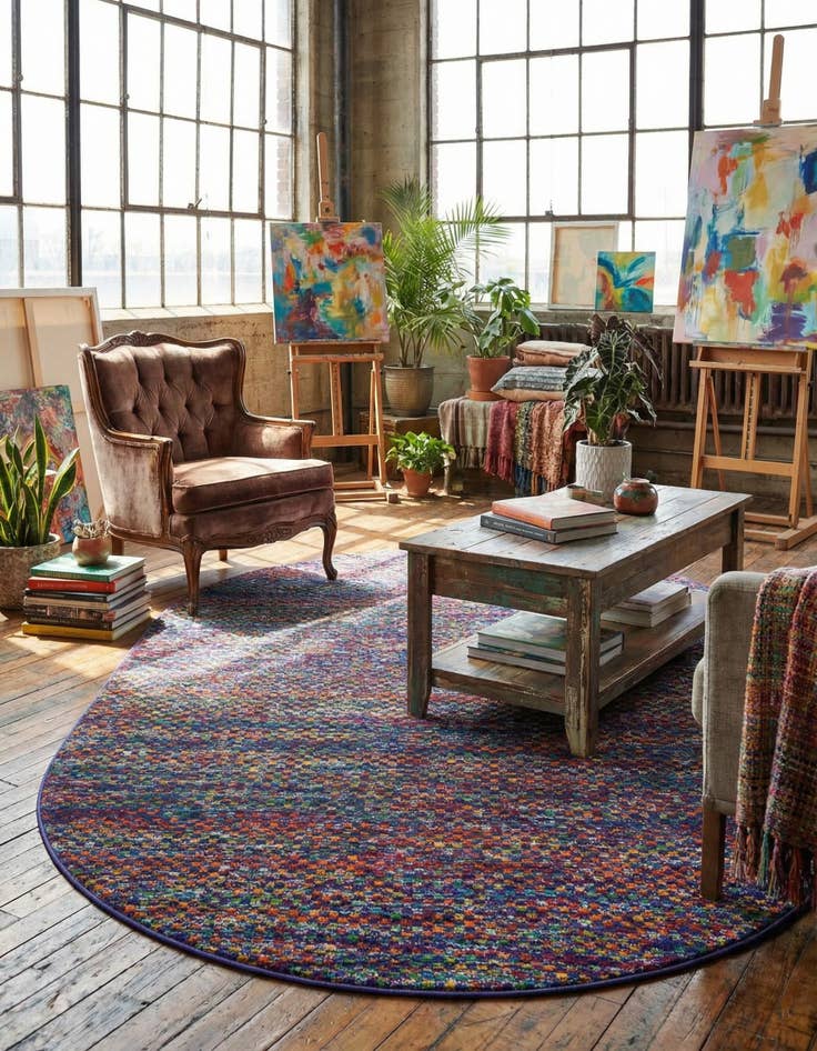 Detail image of 5' 3 x 8' Calypso Oval Rug