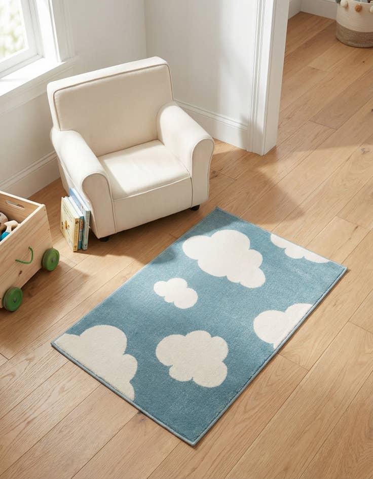 Detail image of 2' x 3' Whimsy Kids Rug
