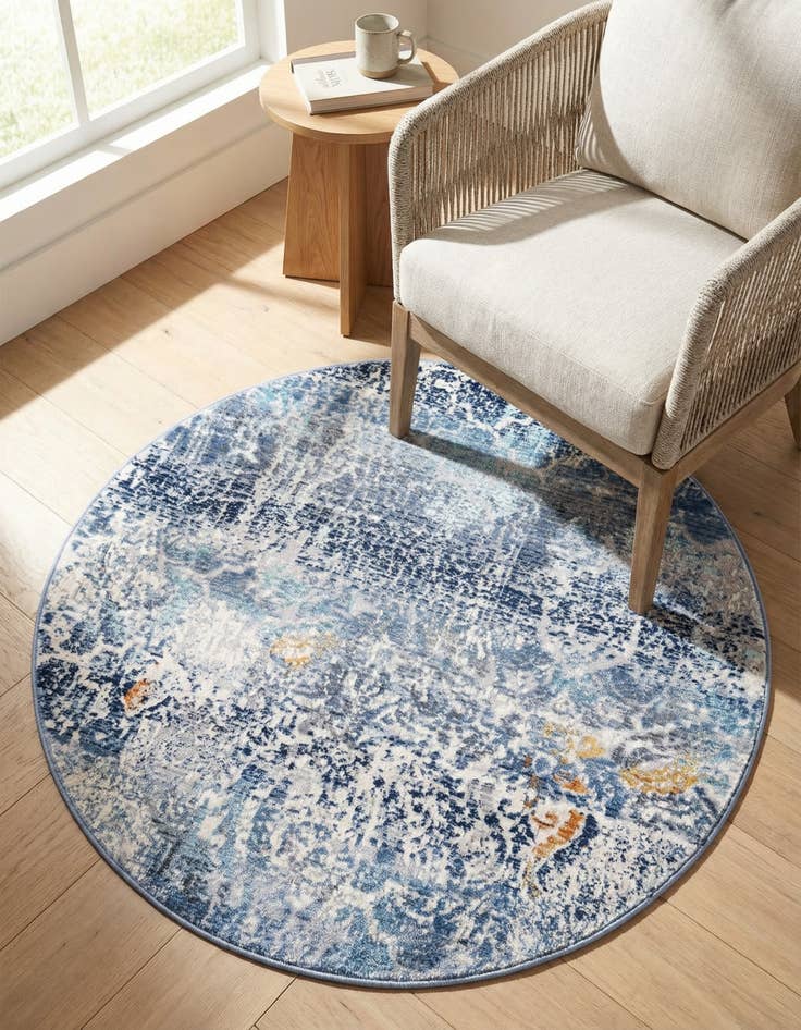 Detail image of 3' 7 x 3' 7 Malibu Round Rug