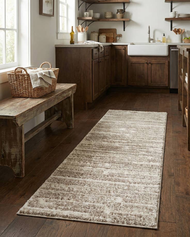 Detail image of 2' x 6' Sepia Runner Rug