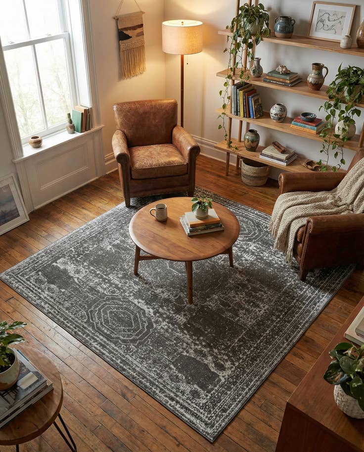 Detail image of 5' 3 x 5' 3 Dover Square Rug