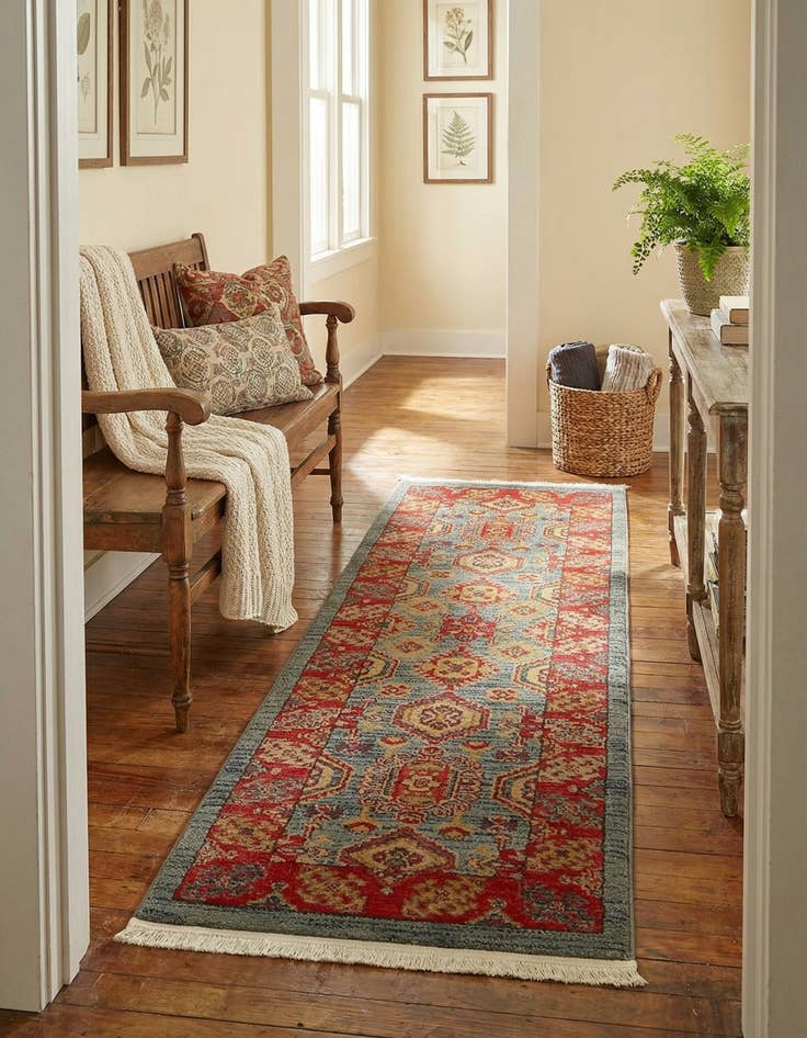 Detail image of 2' x 6' Sara Runner Rug