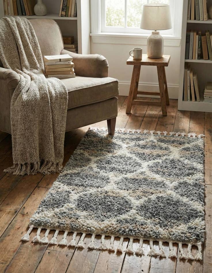 Detail image of 2' 2 x 3' Athena Shag Rug